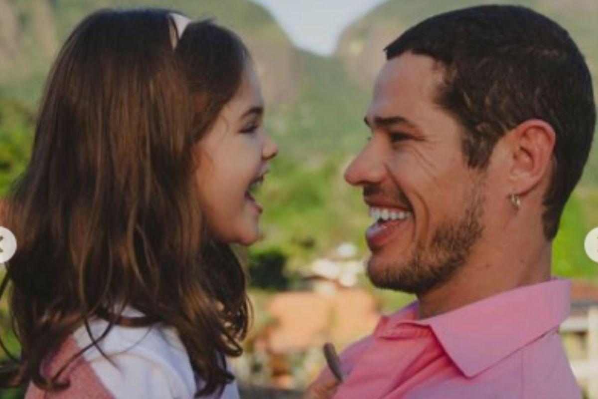 O ator fez uma declaração para a filha 