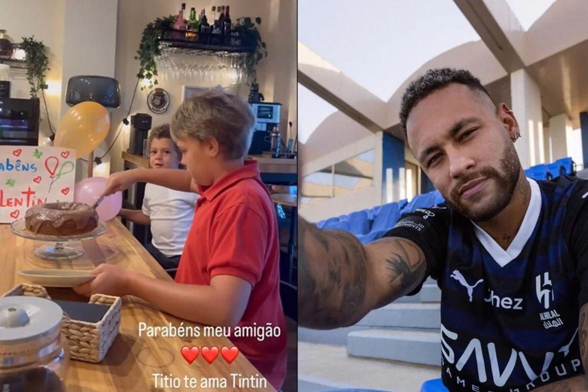 Filho da ex de Neymar