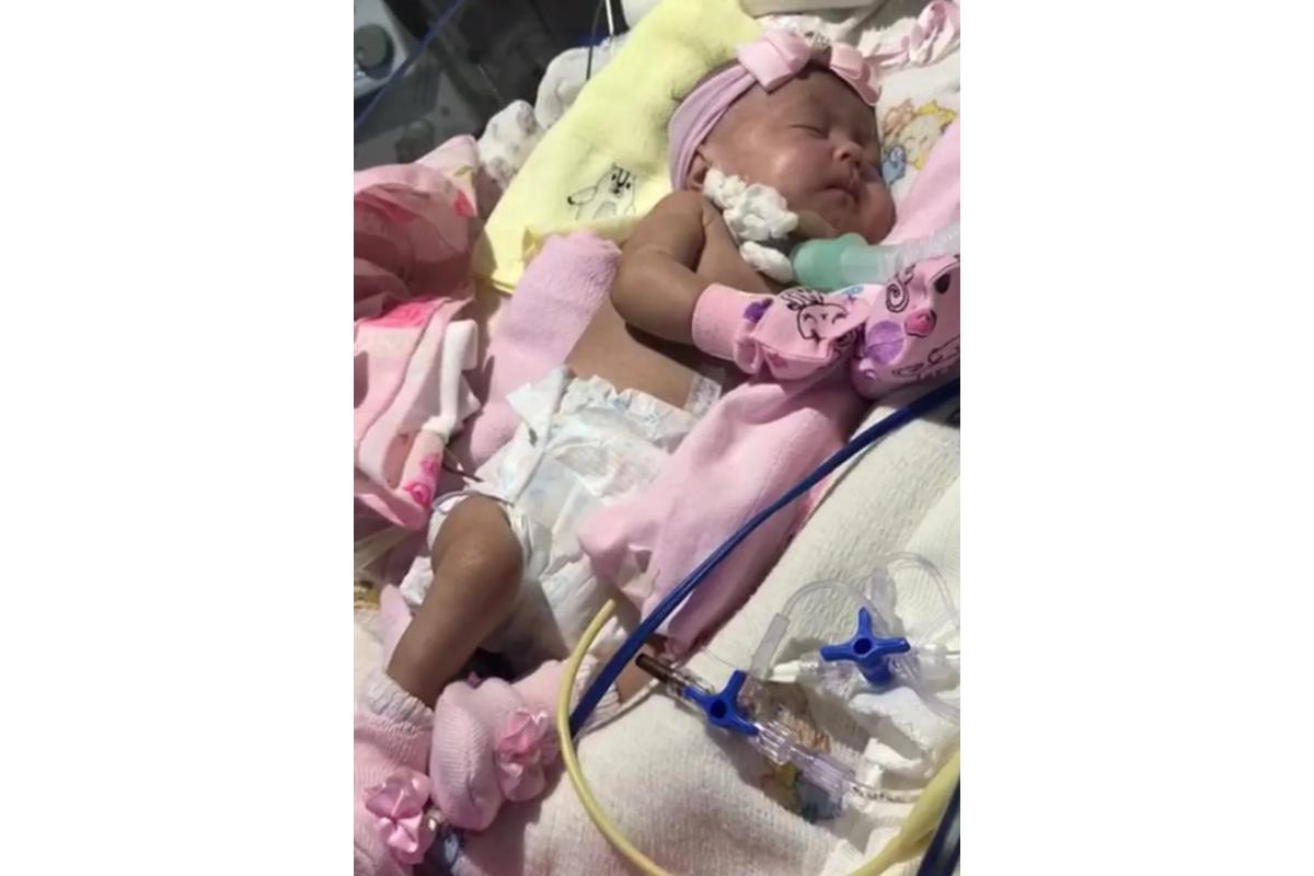 Mariana Mell Amaral Santos Demésio possui Síndrome de Edward e cardiopatia congênita