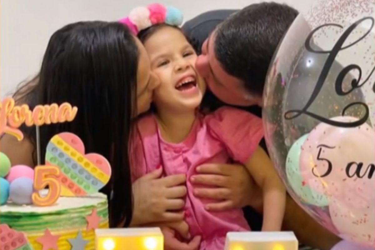 Lorena, receptora de coração que passou no programa Encontro, criança que recebeu coração programa Encontro