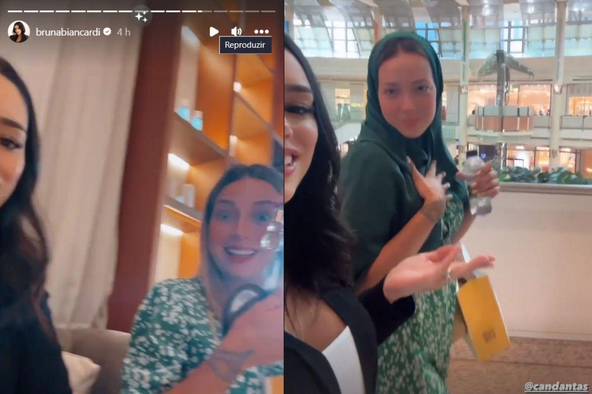Bruna Biancardi e Carol Dantas na Arabia Sudita