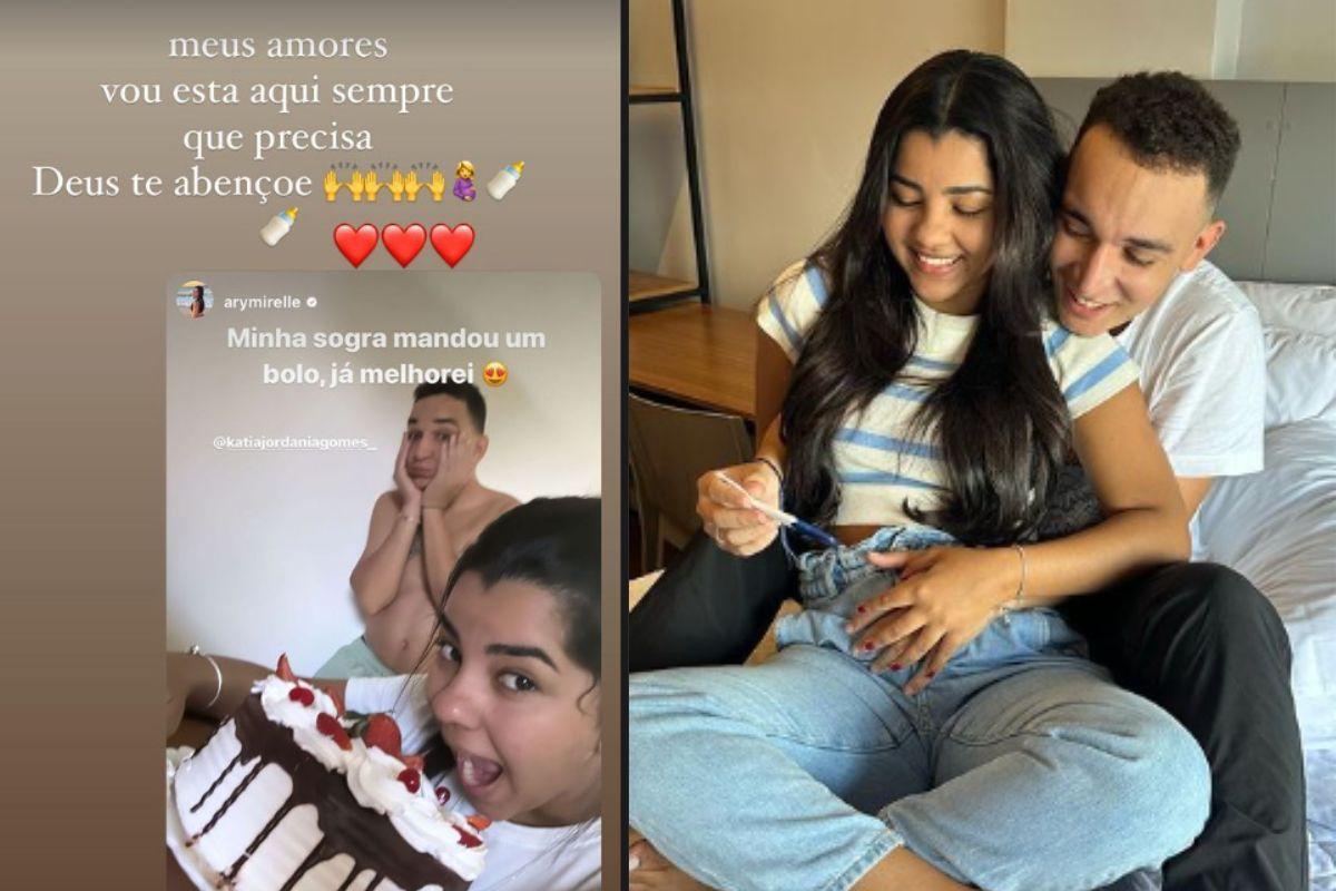 Ary Mirelle e mãe de João Gomes fazem as pazes