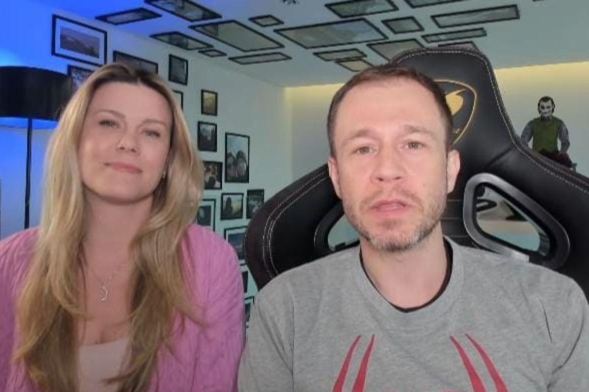 Tiago Leifert e Daiana Garbin divulgam campanha no combate contra Retinoblastoma (Foto: Reprodução/Instagram/@tiagoleifert/@garbindaiana)