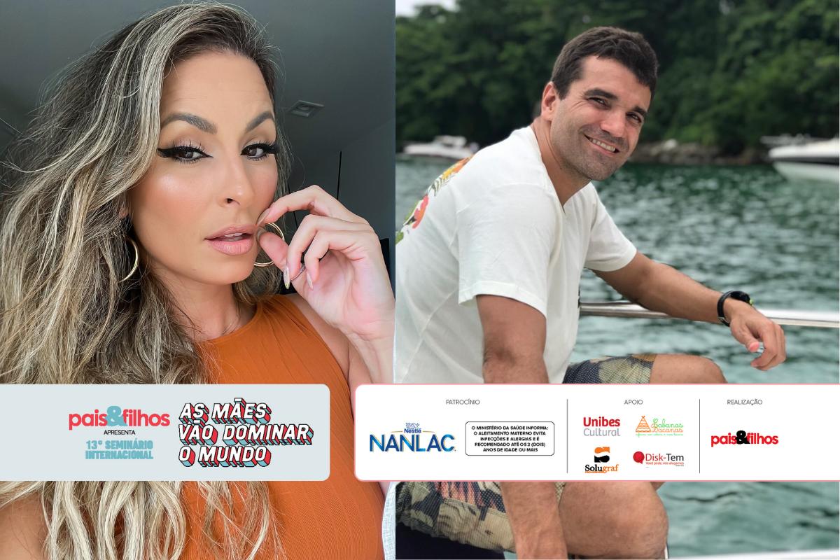 Raka Minelli e Daniel Gaspary vão abrir o jogo sobre a relação e criação dos filhos no 13° Seminário Pais&Filhos