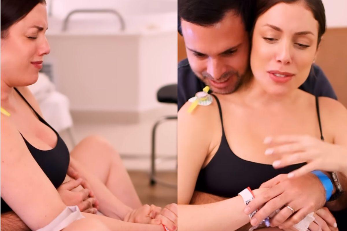 Fabiana Justus mostra parto 