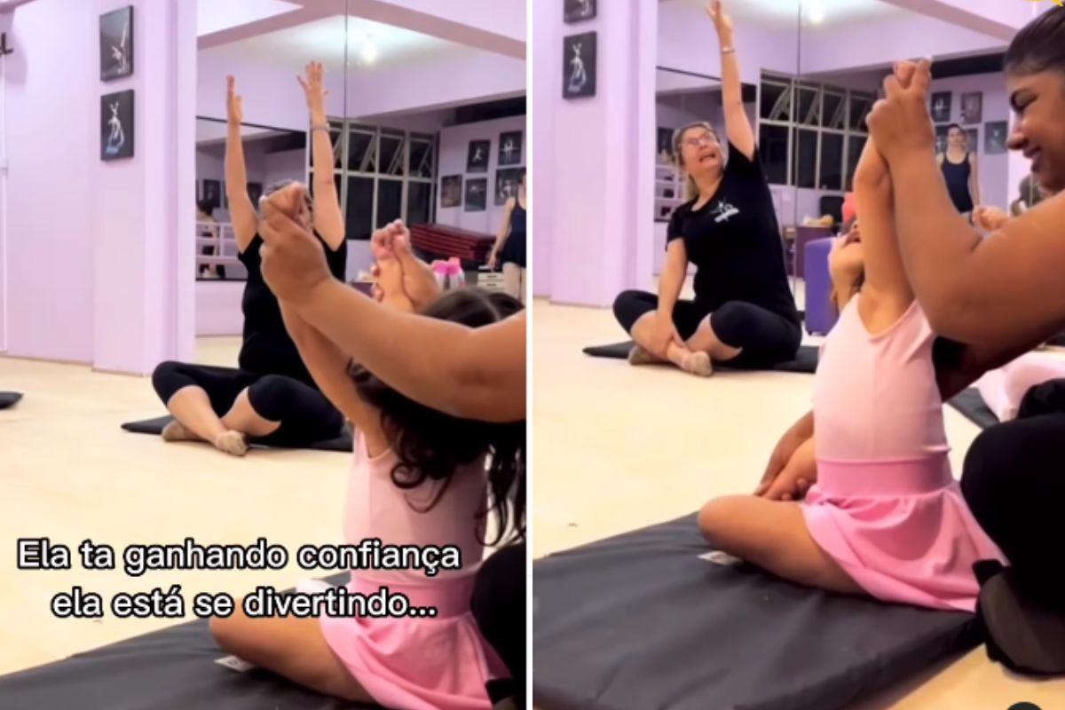 Mabel descobriu a paixão pelo balé em 2022