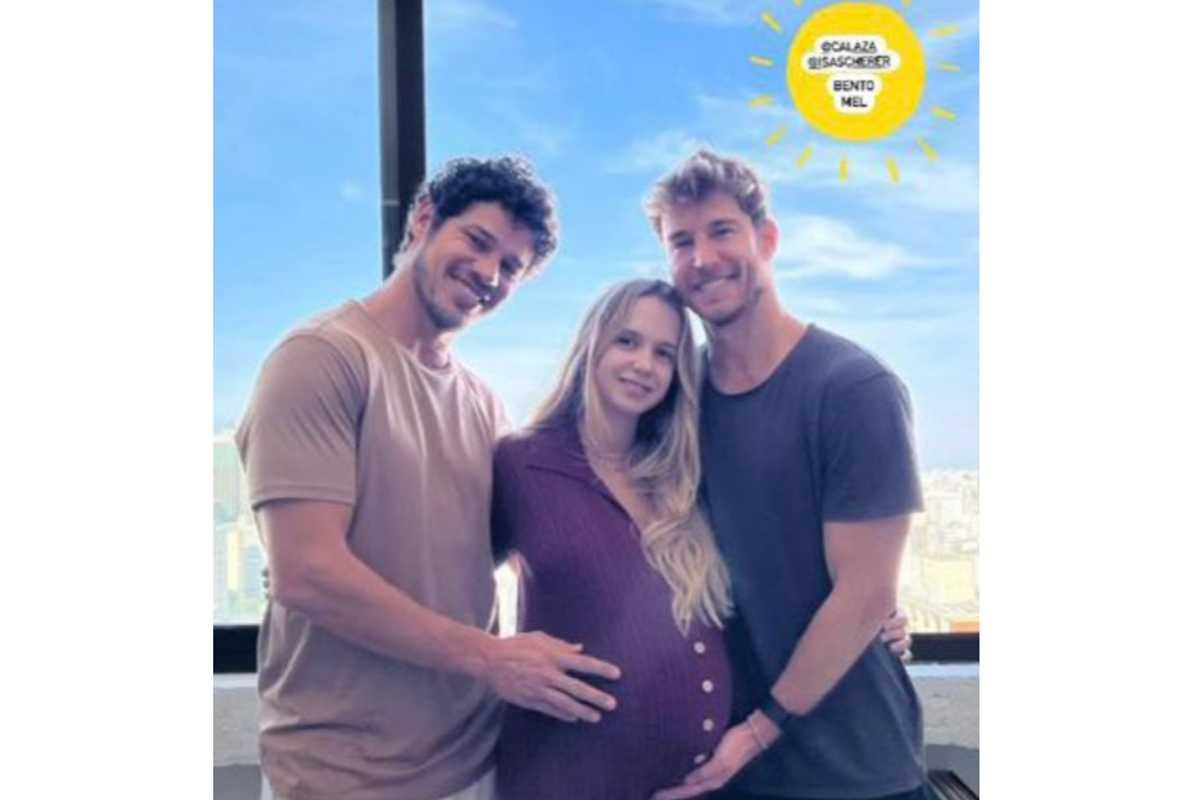 José Loreto visita Isabella Scherer antes do parto (Foto: Reprodução/Instagram/@joseloreto)