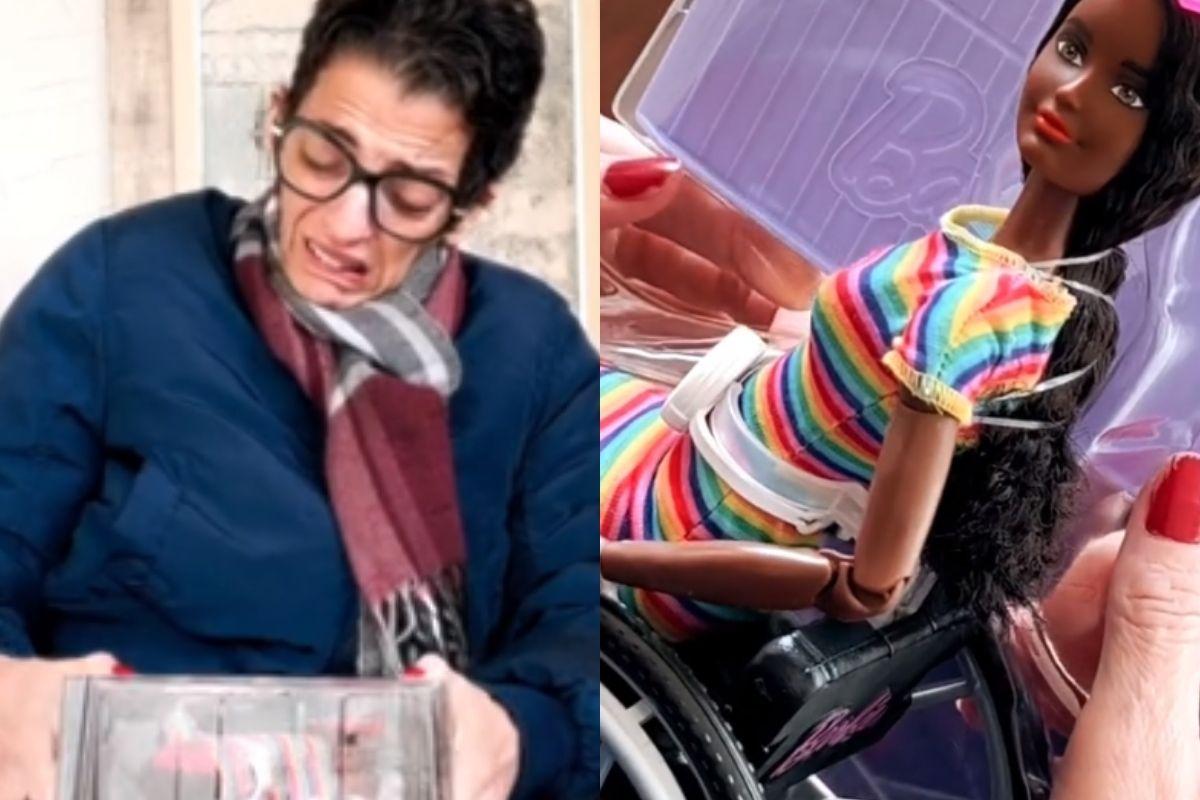 Mãe se emociona com presente representativo 