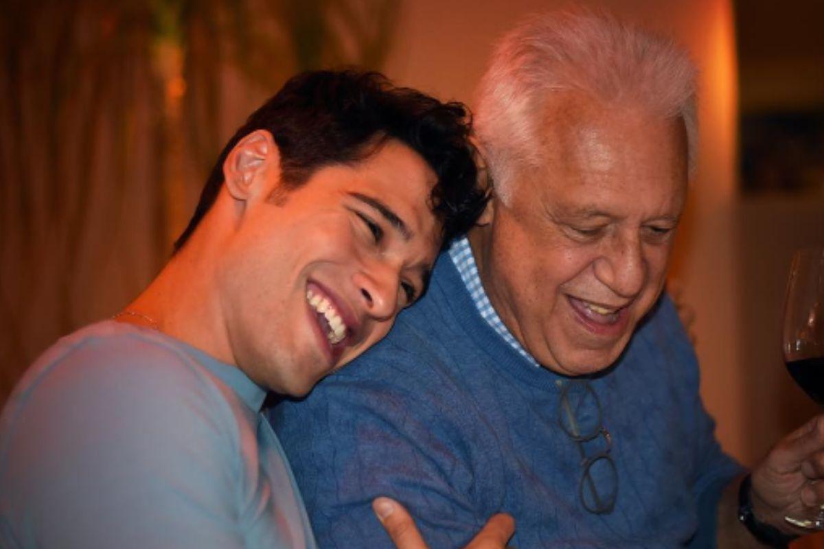 Antonio Fagundes com o filho