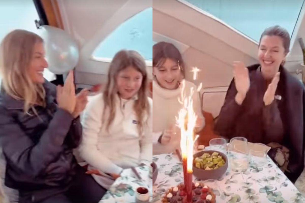 Modelo Gisele Bündchen comemora aniversário