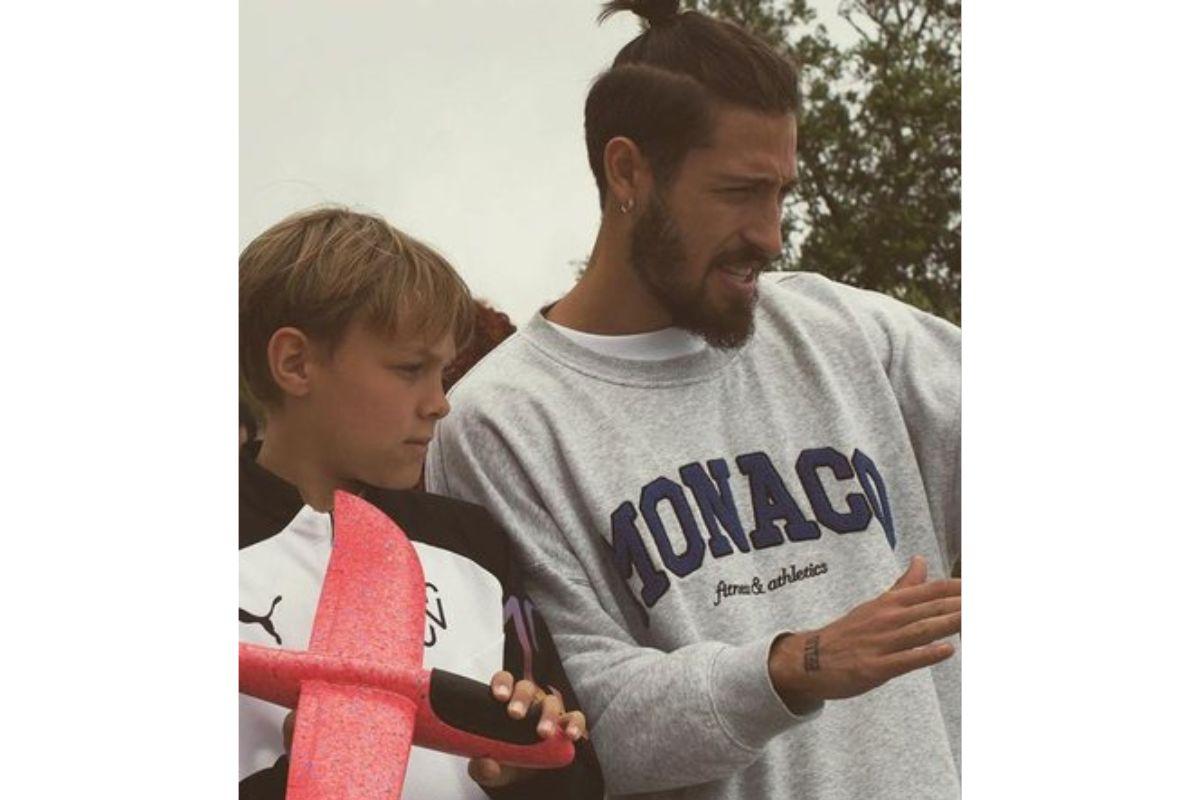 Davi Lucca e padrasto