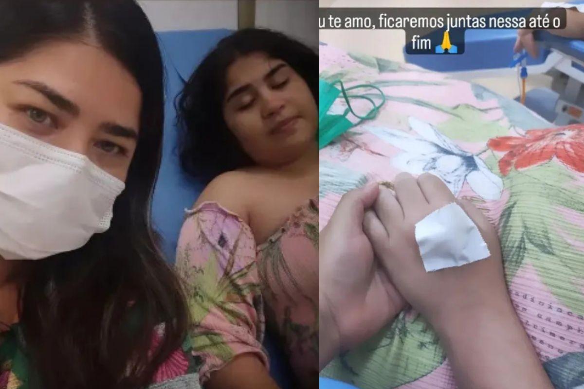 Heliana com a filha Emannuele 