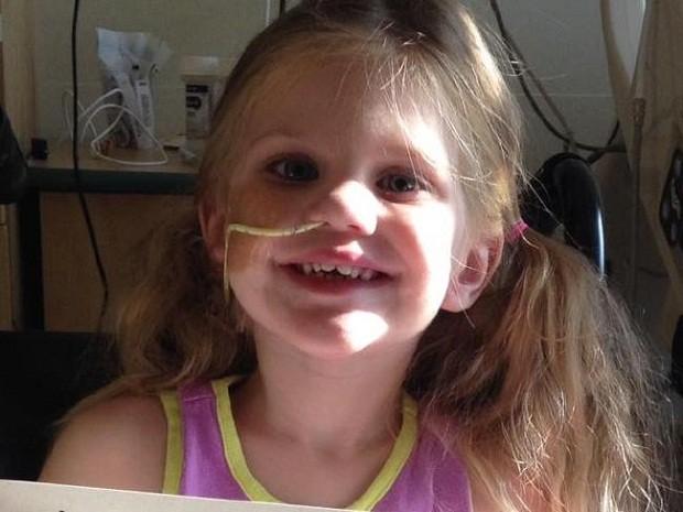 Alise antes de receber alta