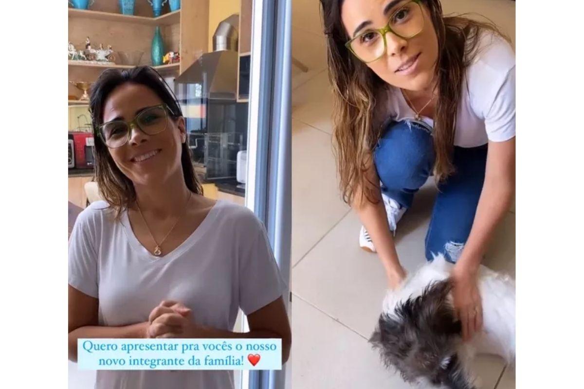 Wanessa Camargo apresenta novo membro da família
