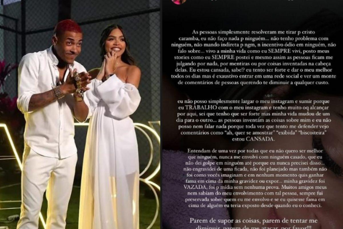 Isabelly faz desabafo sobre gravidez de Mc Poze