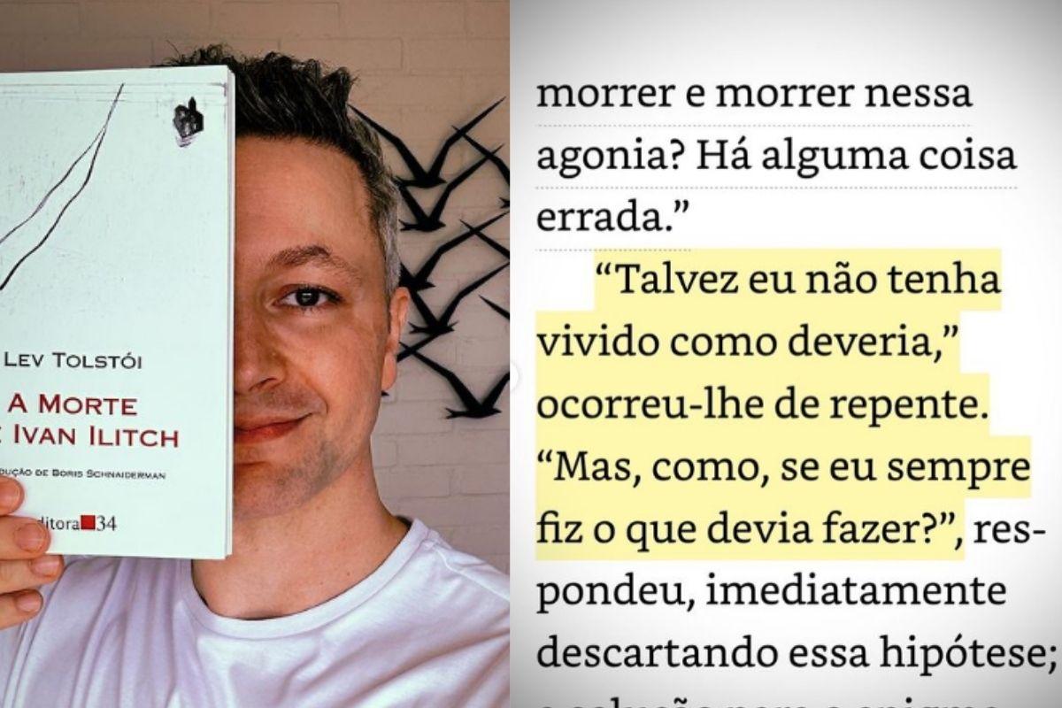 Lucas lima compartilhou uma dica de leitura 