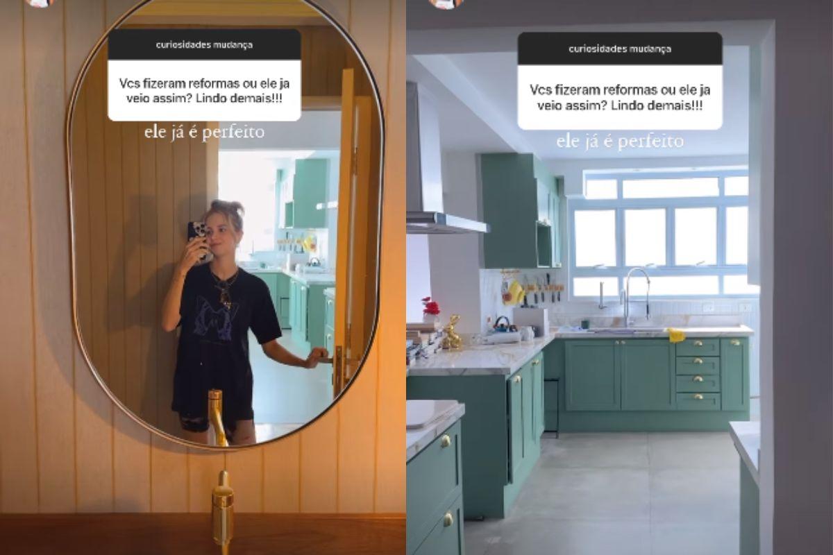 Stories da casa nova de Isa Scherer