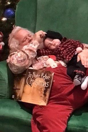 Zeke Walters com Papai Noel4