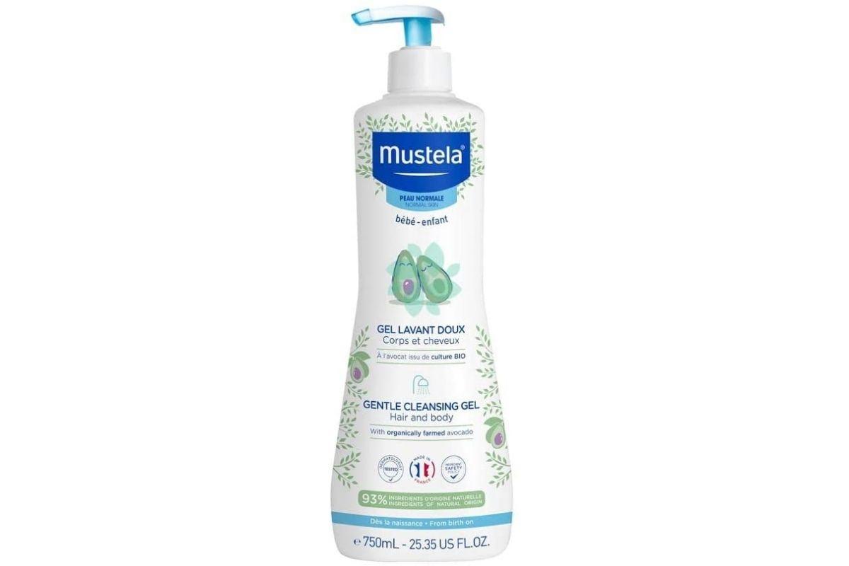 Sabonete Líquido Corpo e Cabelo para bebês, da Mustela