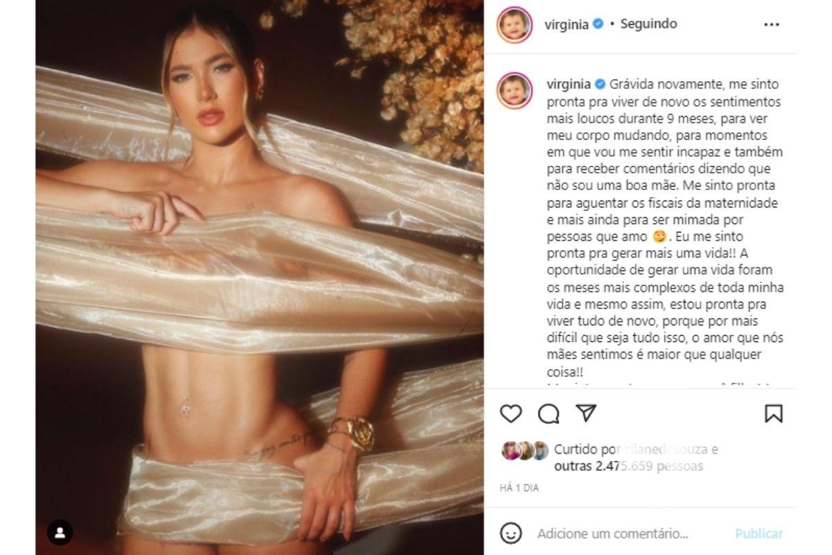 Virginia Fonseca chama a atenção dos fãs após fazer desabafo comovente na internet sobre maternidade