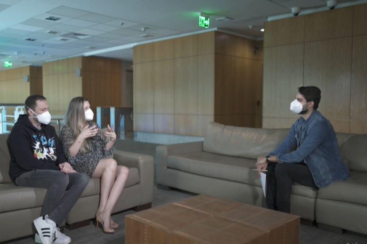 Tiago e Daiana conversaram com o Fantástico sobre o diagnóstico da filha