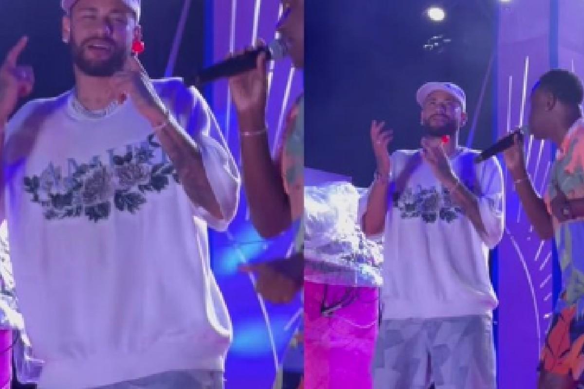 Neymar é vaiado em palco de show do Thiaguinho