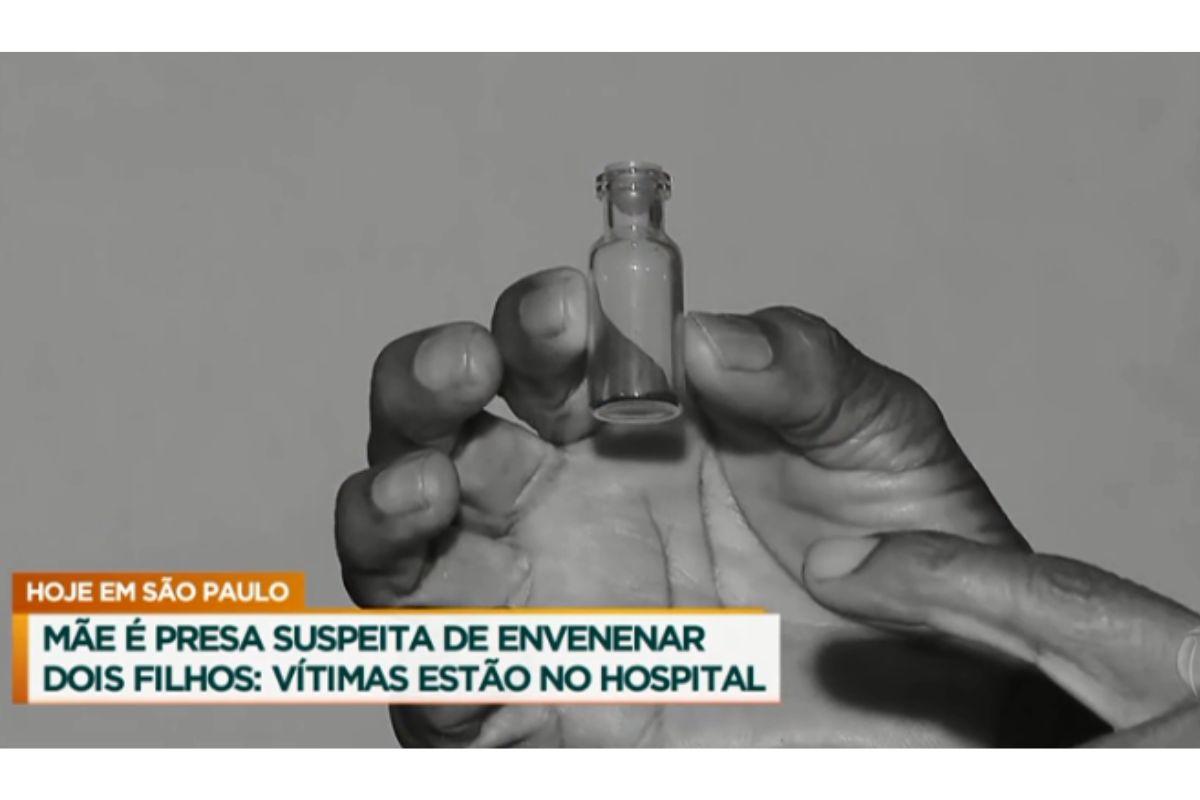 A mãe envenenou os filhos 