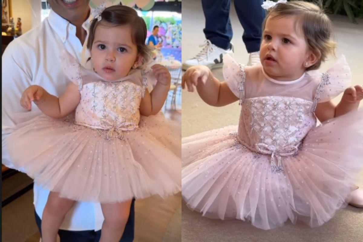 Ayla no tema da festa de 1 ano