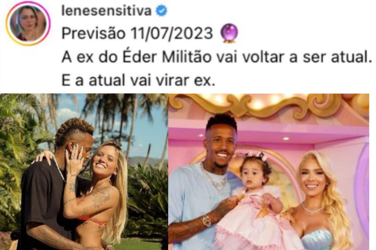 Sensitiva faz previsão sobre Éder Militão e Karoline Lima