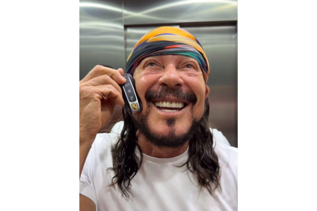 Bell Marques ganhou um presente dos filhos 