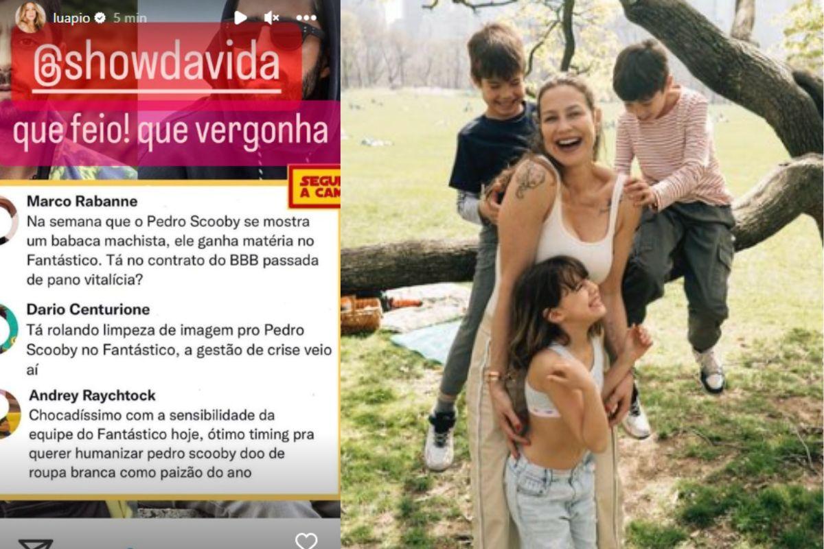 Luana Piovani fala sobre entrevista de Pedro Scooby