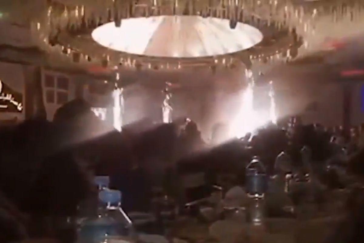 Incêndio em casamento no Iraque