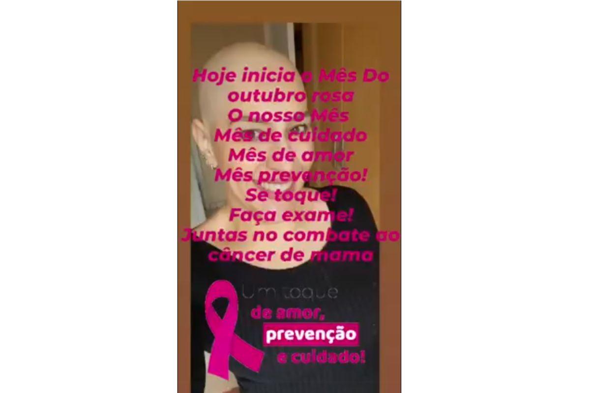 Filha descobre câncer de mama enquanto acompanhava mãe em última quimioterapia