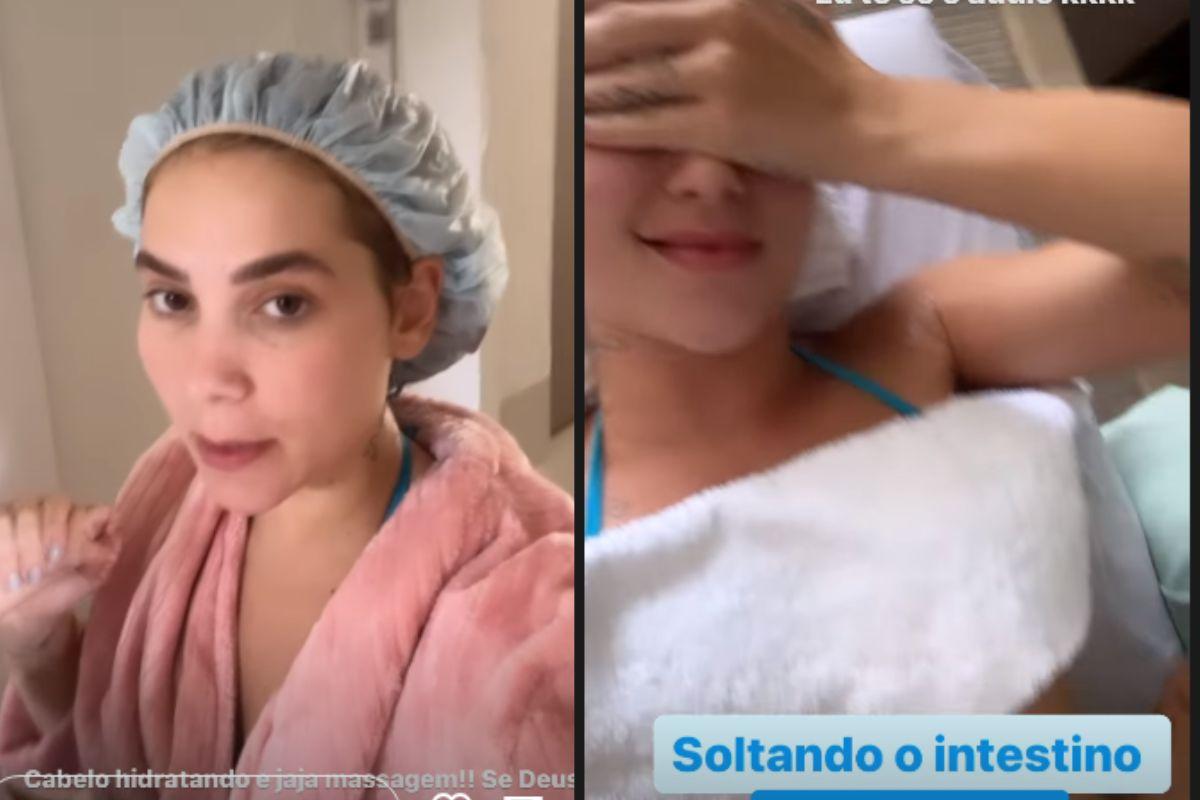 Virginia está com problemas no intestino 