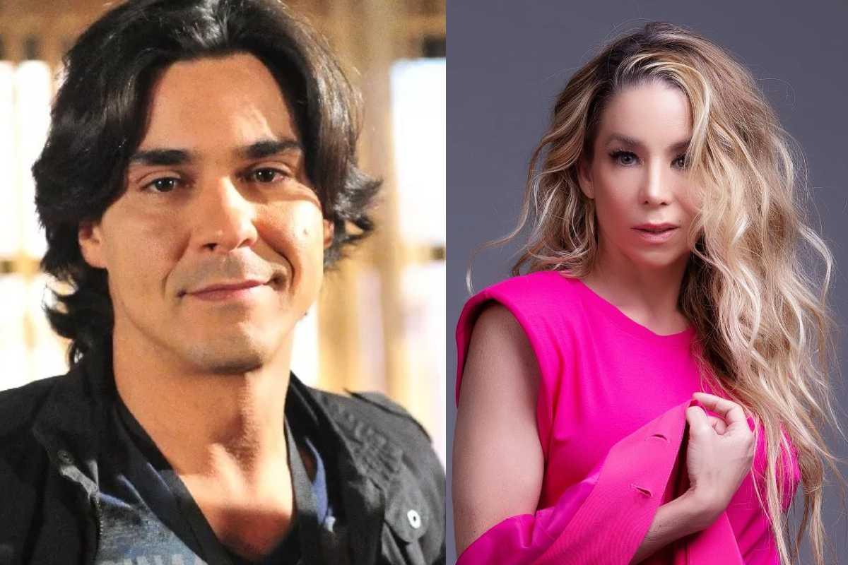 Filho de Danielle Winits presenteia André Gonçalves no Natal