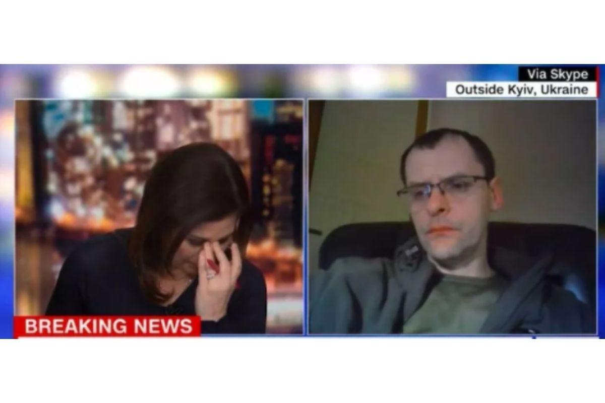 Homem ucraniano emociona jornalista ao contar como descobriu a morte família em bombardeio