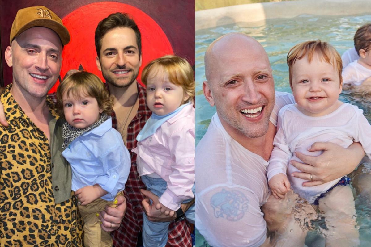 Paulo Gustavo e sua família com o médico e viúvo Thales Bretas