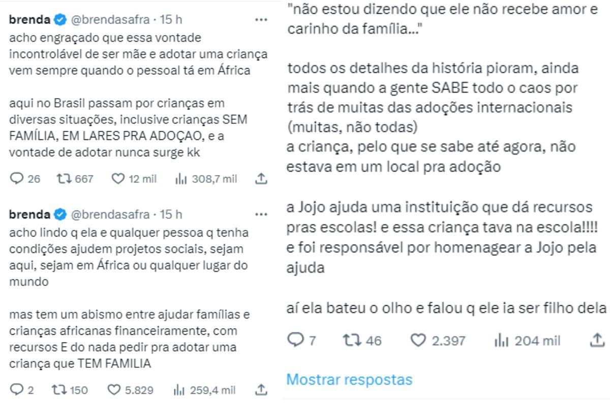 Jojo Todynho, adoção criança África Jojo Todynho, crítica Jojo Todynho adoção criança África, Jojo Todynho é criticada por querer adotar criança com família na África