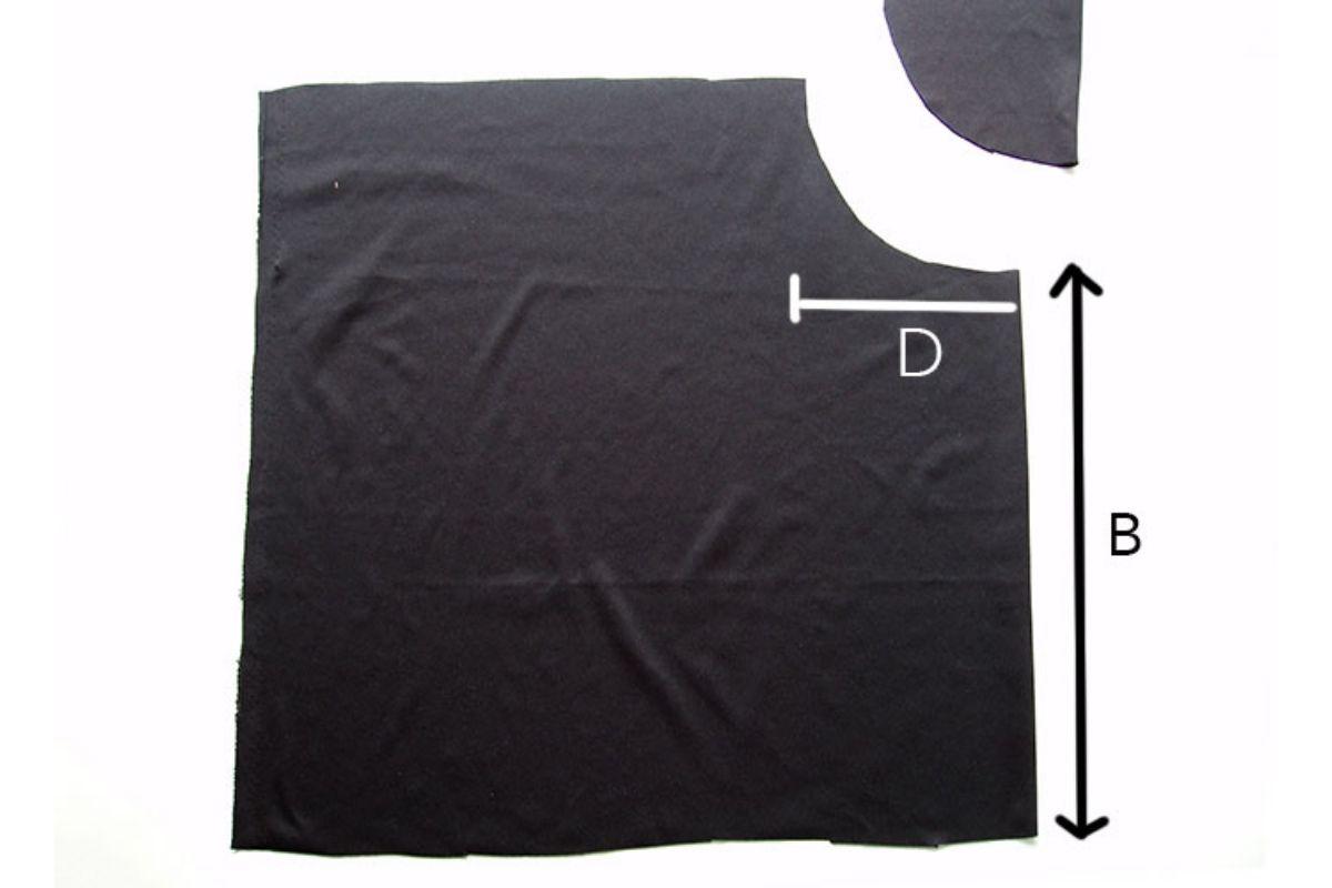 Segundo passo para fazer a asa