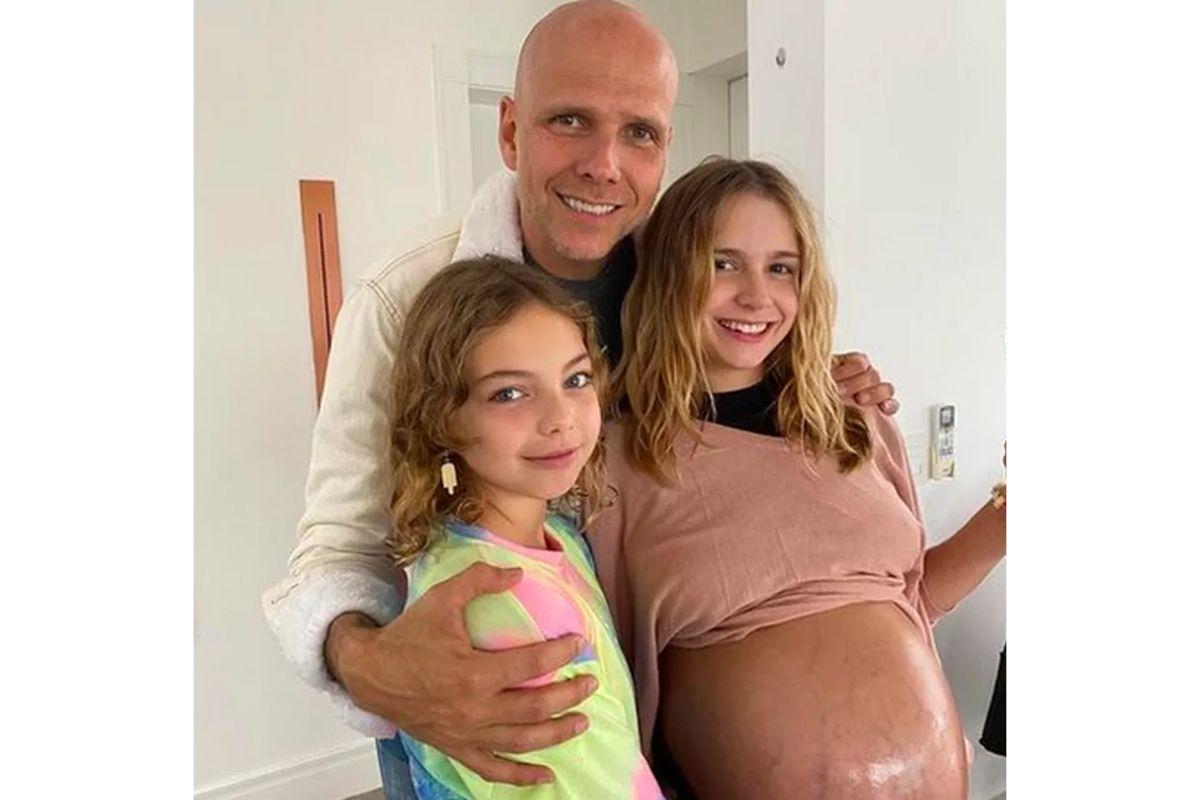 O nadador Fernando Scherer compartilhou foto com a filha Isabella Scherer