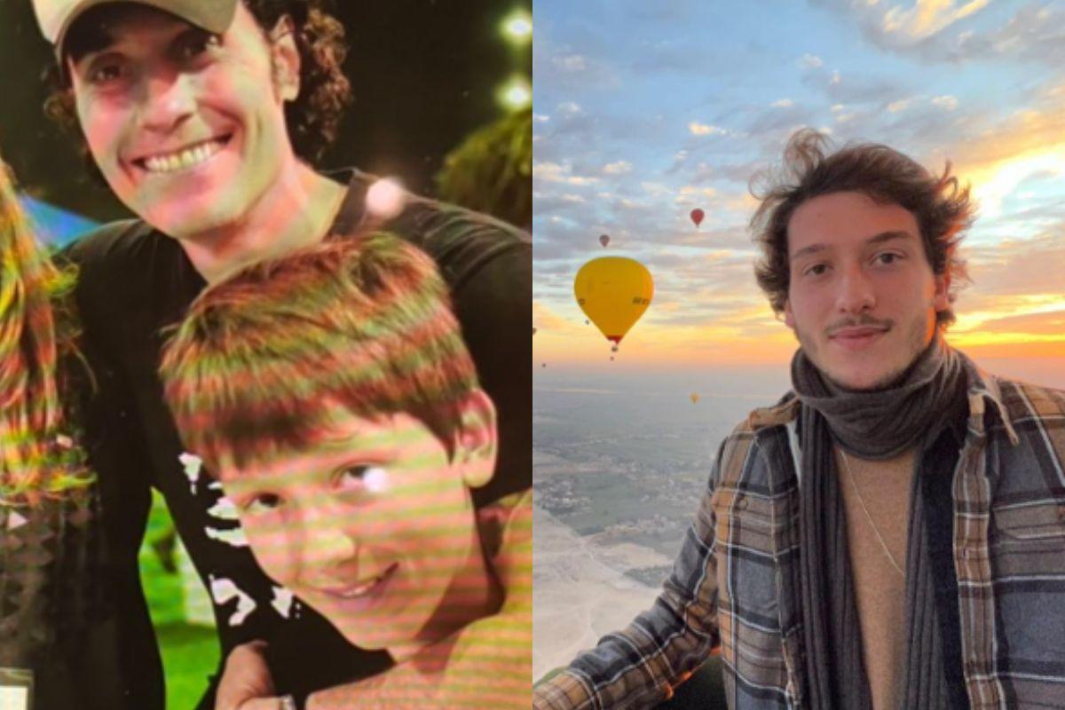 Antes e depois do filho mais novo do vocalista Dinho Ouro Preto