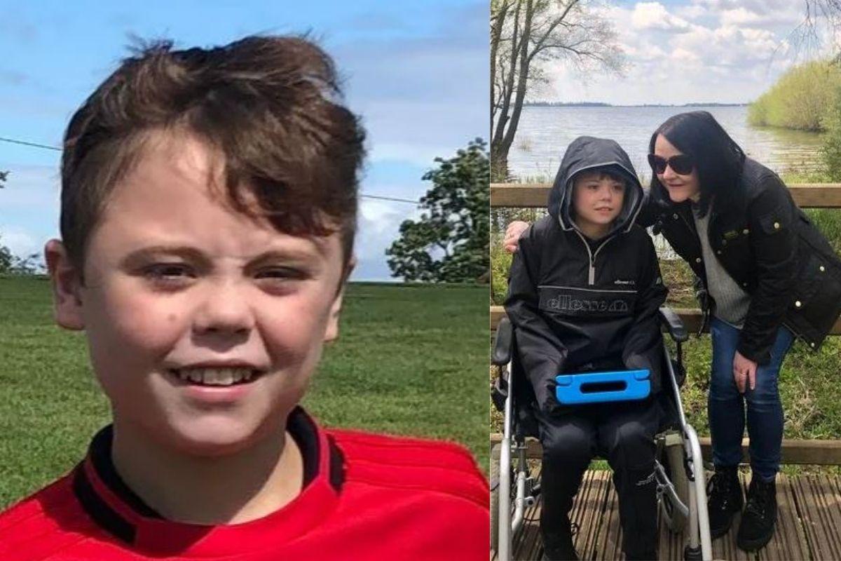 Sarah disse que o menino não come nada agora