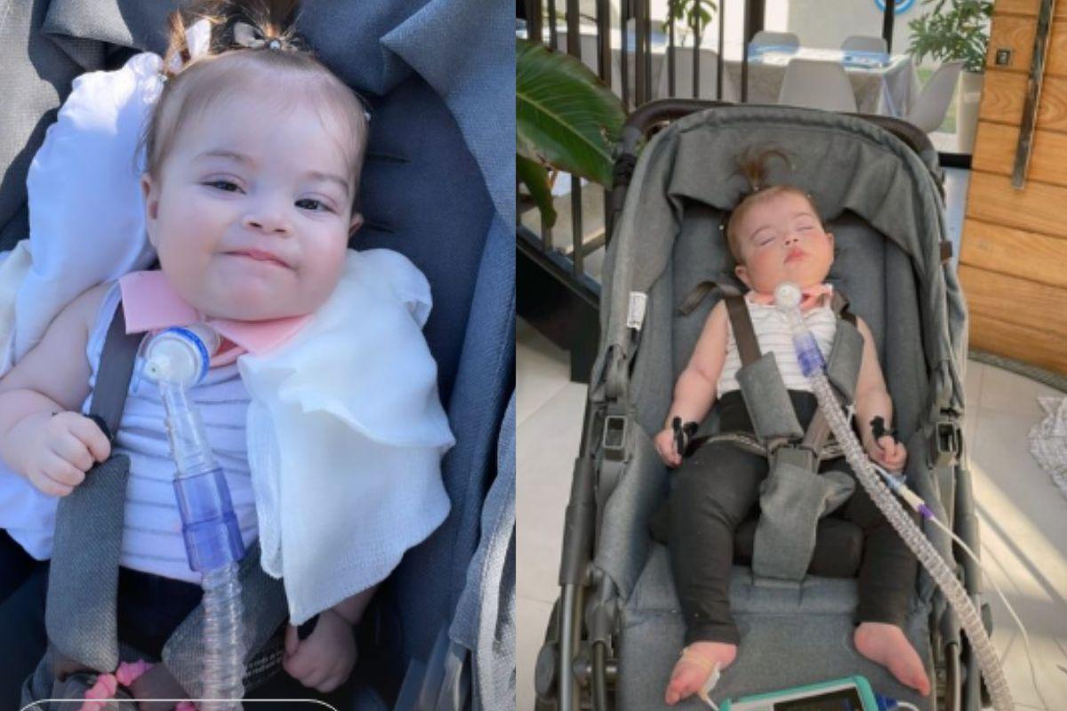 Maria Guilhermina filha de Leticia e Juliano Cazarré