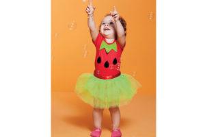 Touro: Eles amam comida! Então nada melhor do que representar uma fruta com sua fantasia