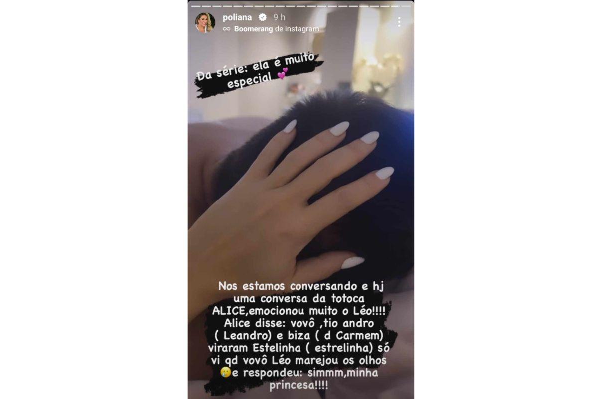 Stories de Poliana Rocha