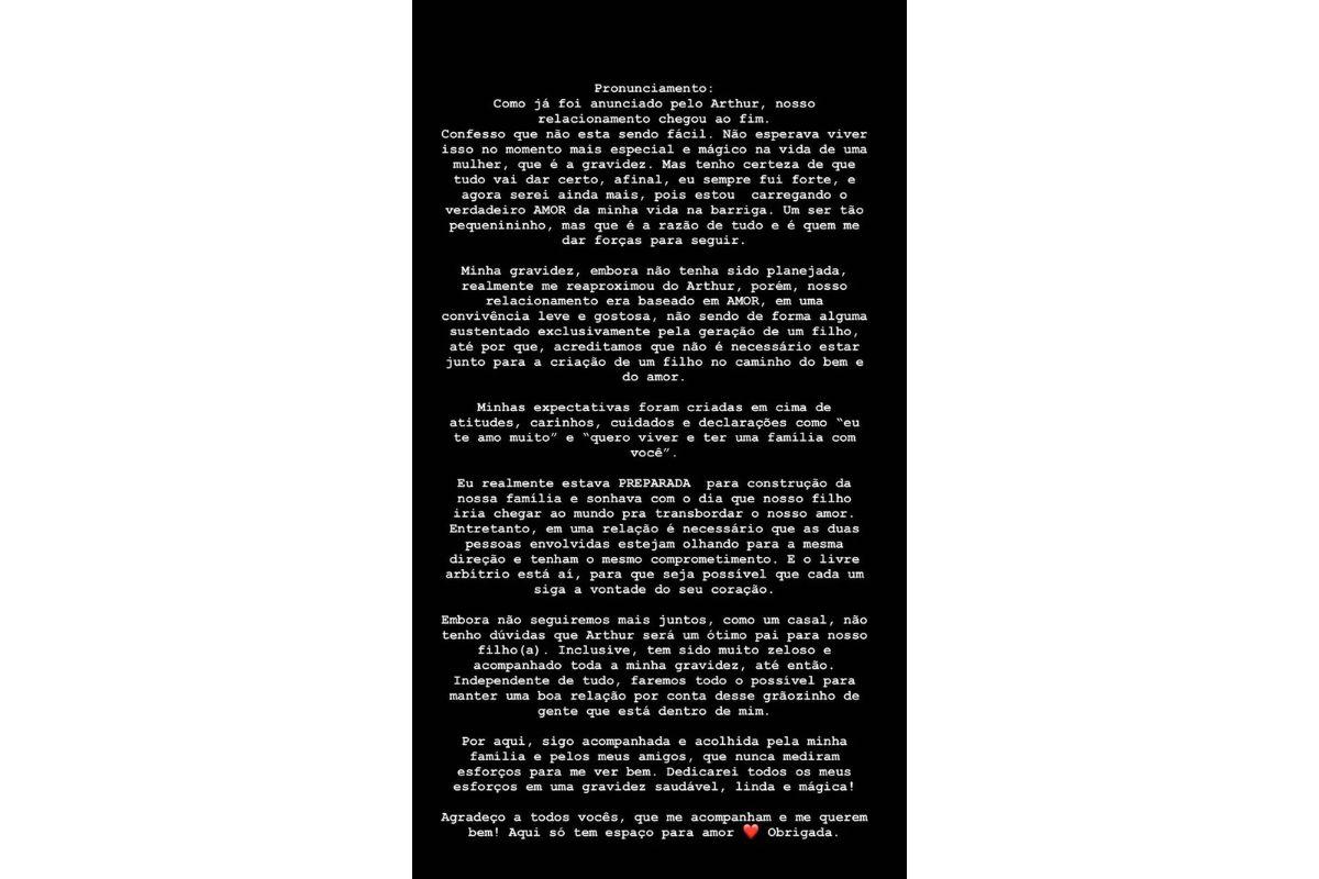 Arthur Aguiar, Jheny Santucci, ex namorada Arthur Aguiar, mãe do segundo filho de Arthur Aguiar, grávida de Arthur Aguiar, término Arthur Aguiar, namoro Arthur Aguiar, relacionamento Arthur Aguiar, relação Arthur Aguiar