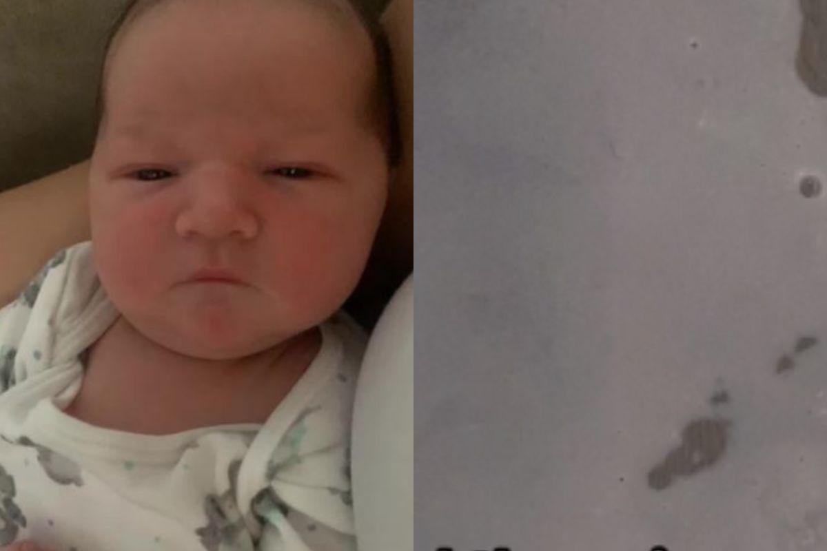 A mãe levou o filho para o hospital ele estava perdendo peso