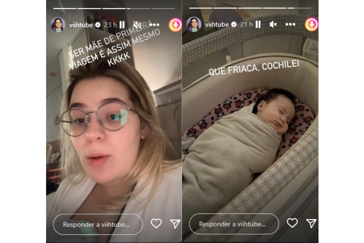 Viih Tube fala sobre ser mãe de primeira viagem