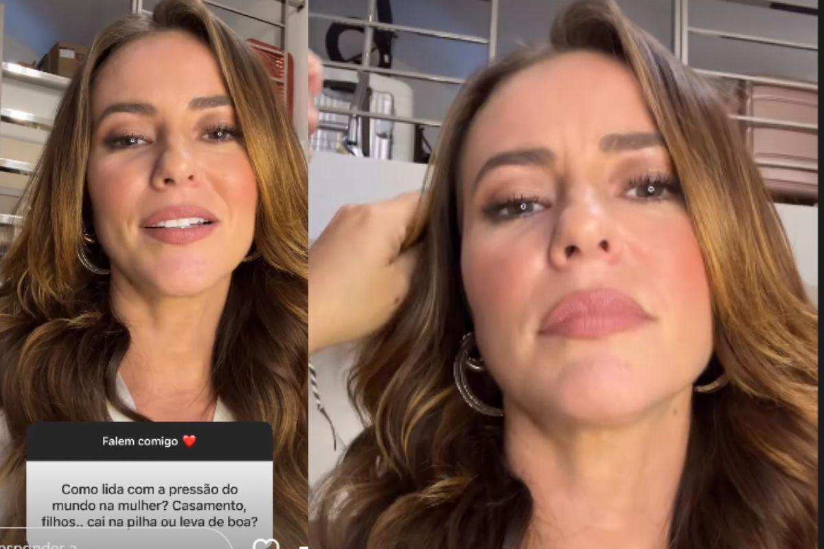 Paolla Oliveira fala sobre a press&atilde;o para ser m&atilde;e