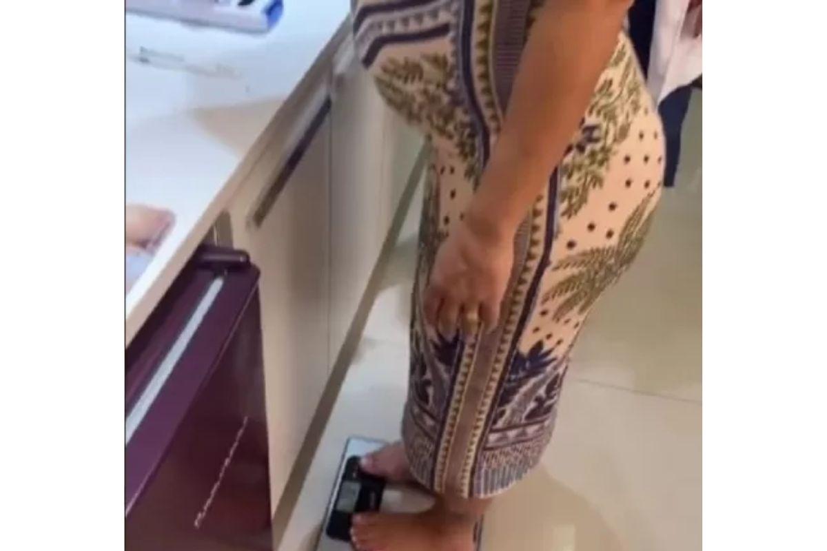 A atriz Viviane Araújo revelou quantos quilos ganhou durante a gravidez